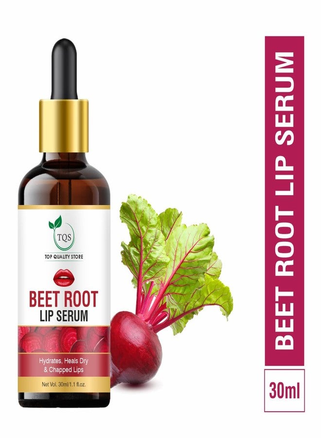 TQS Beet Root Lip Serum, Hydrating Treatment for Dry and Chapped Lips, 30ml - Image 2